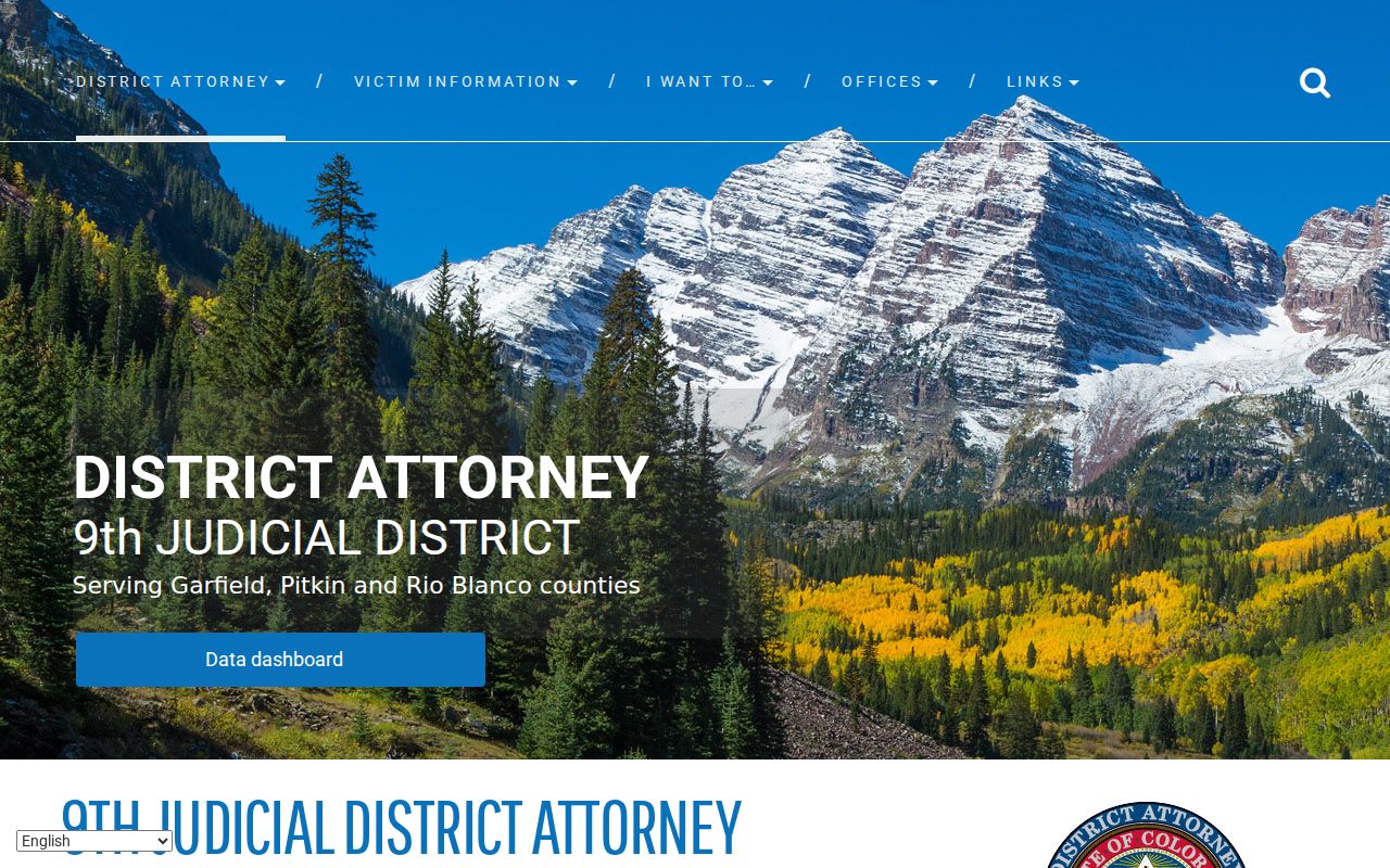 9th Judicial District Attorney website serving Pitkin County