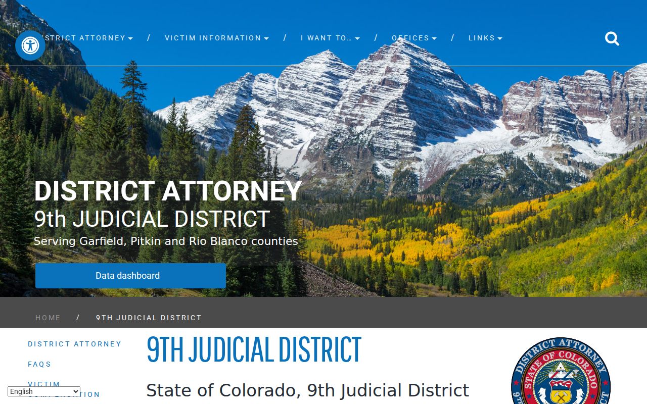 9th Judicial District resources for Pitkin County court-related agencies